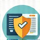 Icon representing legal documents and protection